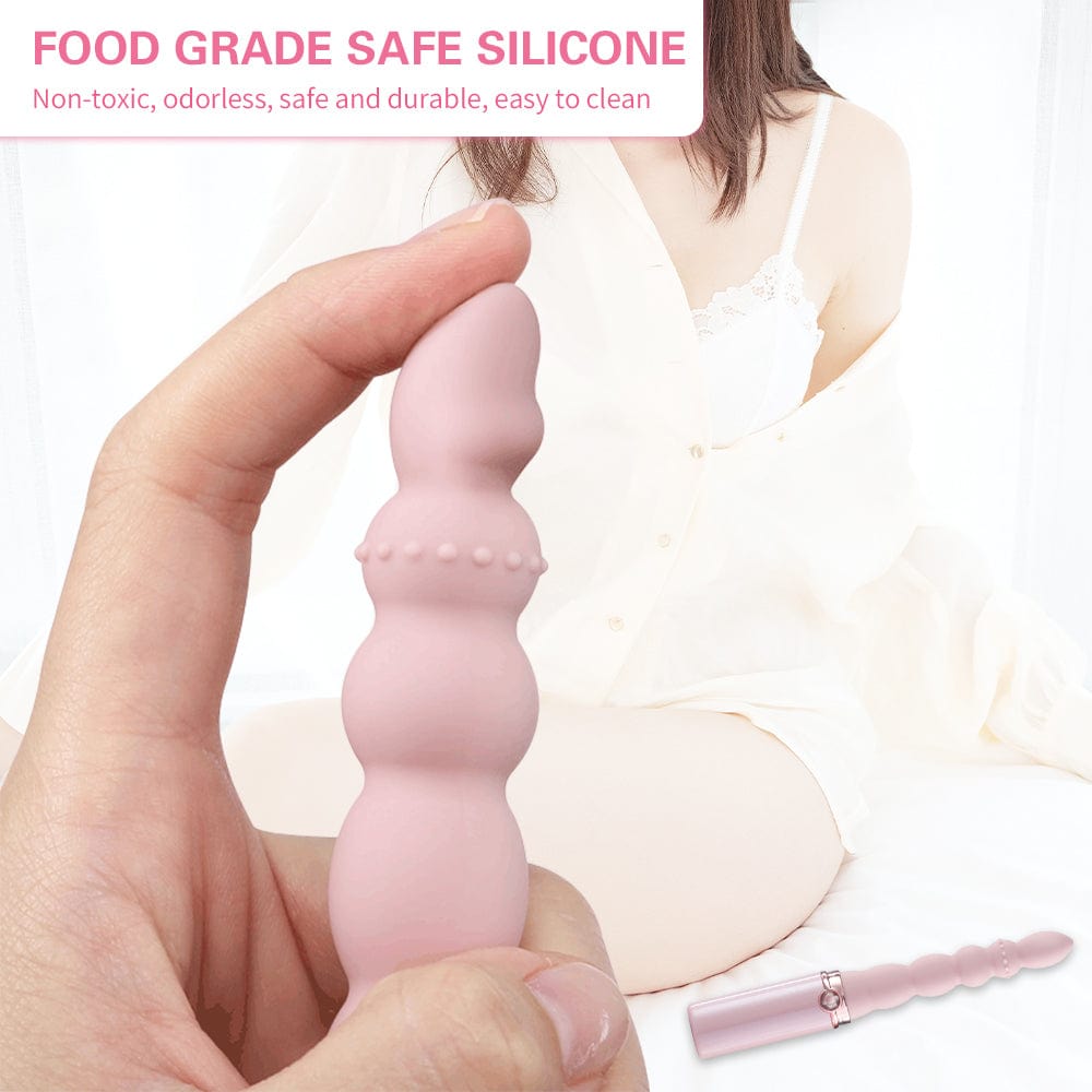Hapmen - Lipstick Vibrator Anal Beads G-spot Stimulator Prostate Massager