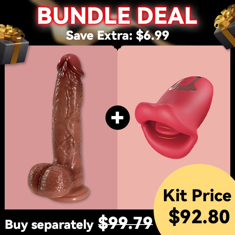 8.07‘’ Hapmen - 9 Vibrating 3 Telescoping Swing Realistic Dildo Vibrator