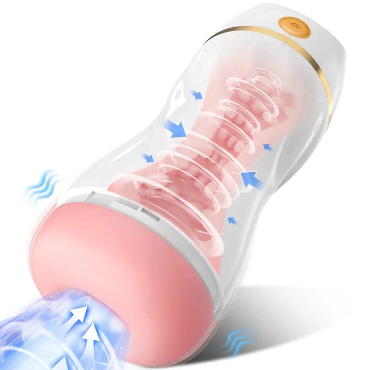 Hapmen Automatic Sucking Male Masturbators Upgraded 7 Vibration &amp; Suction