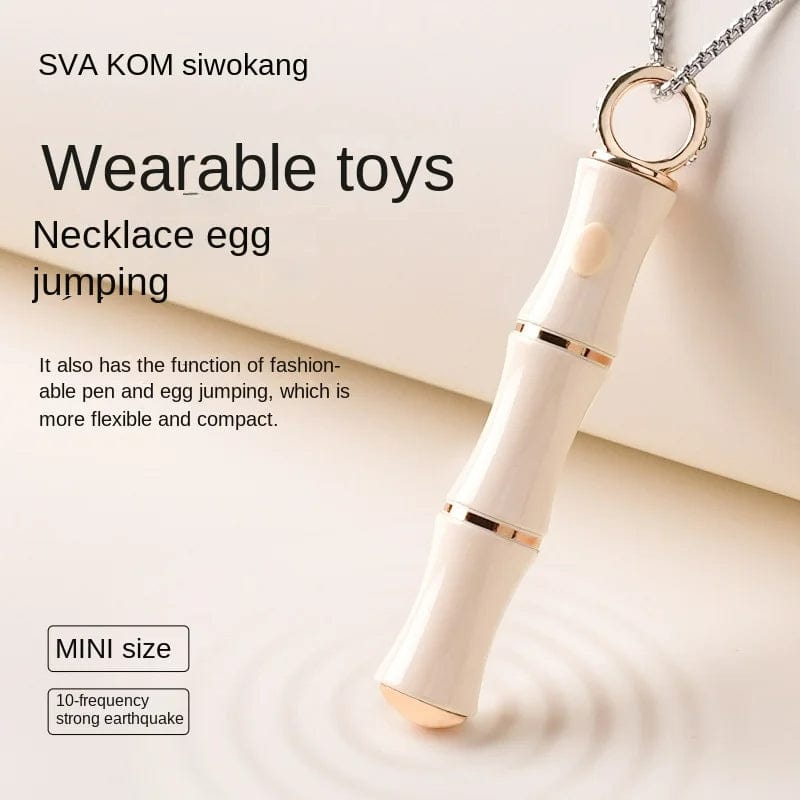 Hapmen Bamboo Self Necklace Jumper Egg Female Vibrator