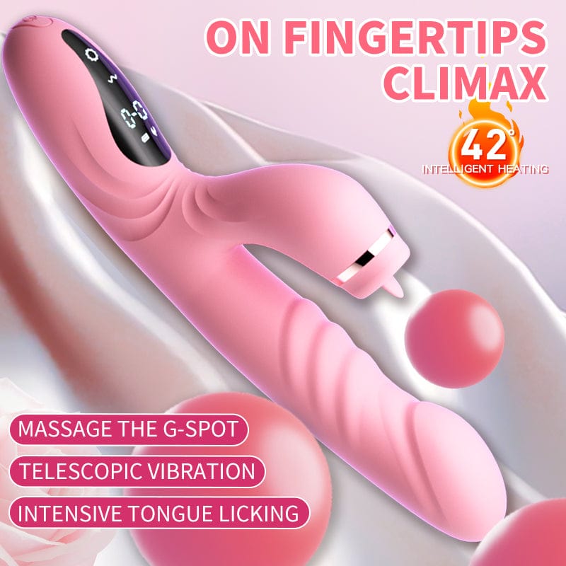 Hapmen - Electric Heated Vibrator Automatic Sucking Thrusting Machine For Women