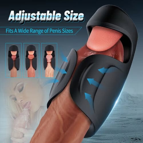Hapmen - Explorer: Licking Vibrating 2 in 1 Male Penis Vibrators