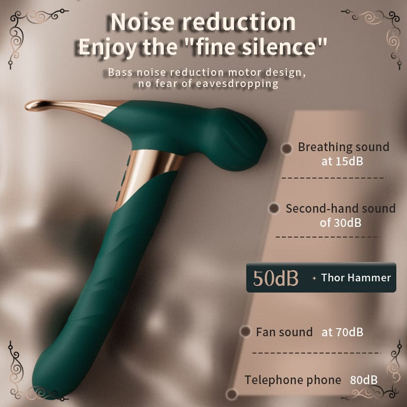 Hapmen -Thor Hammer - Telescopic Sucking Vibrator G-spot Stimulation