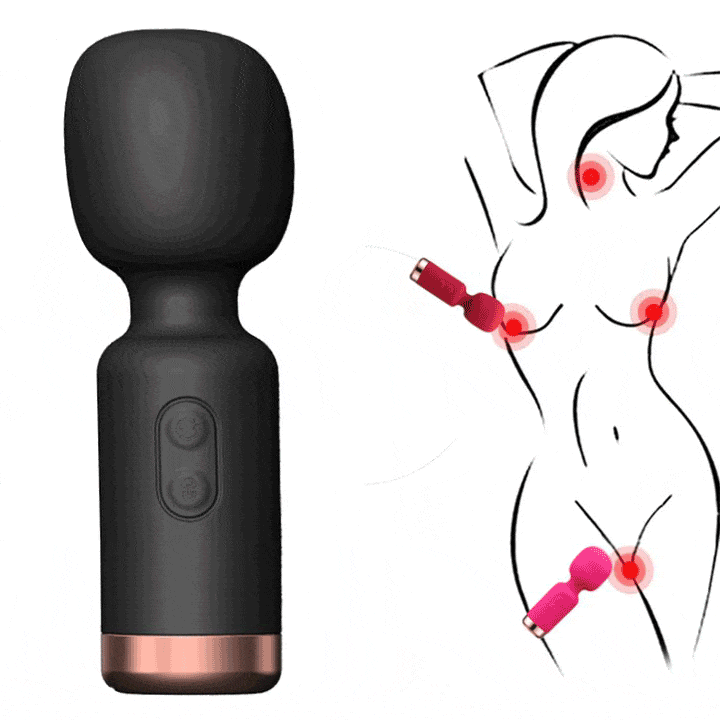 Hapmen -Mini Strong Shock  Vibrator Multi Frequency Second Small Massage