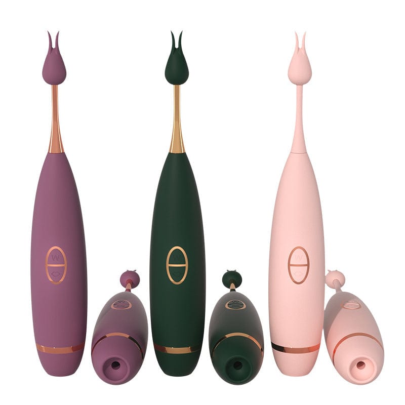 Hapmen - Powerful Clitoris Sucking Vibrator Pen G-spot Stimulator