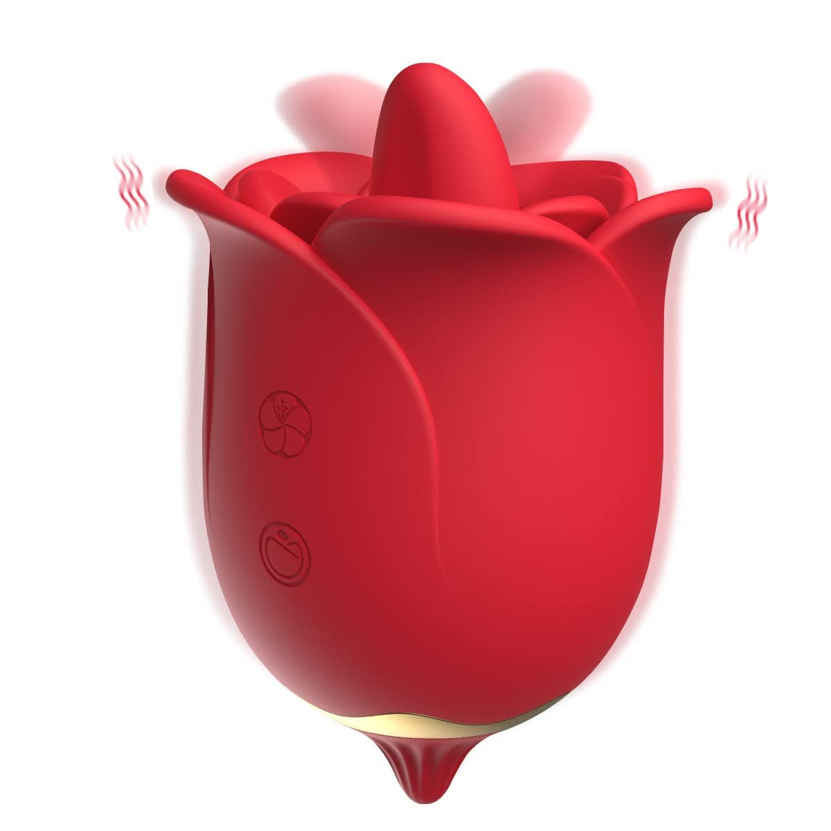 Hapmen -Rose Toys Nipples Clitorals Stimulator With Tongue For Women