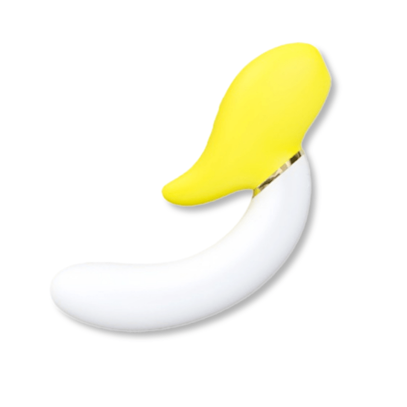 Hapmen - Rotating Banana Vibrator Sucking Double Vibration Masturbation Sex Toy