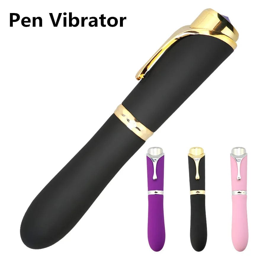 Hapmen 10 Speed Pen-shaped G-spot Vibrating Dildo Magic Massager