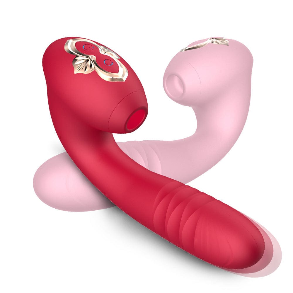 Hapmen - Sucking Vibration Telescopic Vibrator Female Erotic Masturbation Device Adult Products