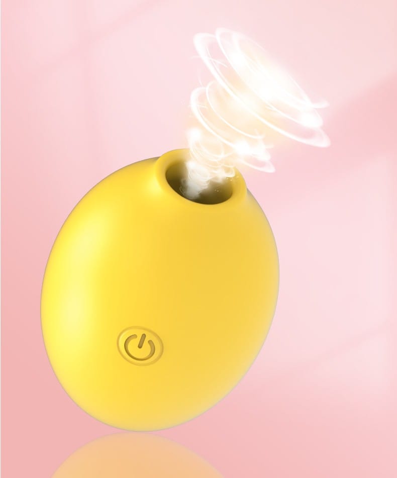 Hapmen - Sucker Clitoris Sucking And Licking G-point Massager Lemon Toy Sucker for Women
