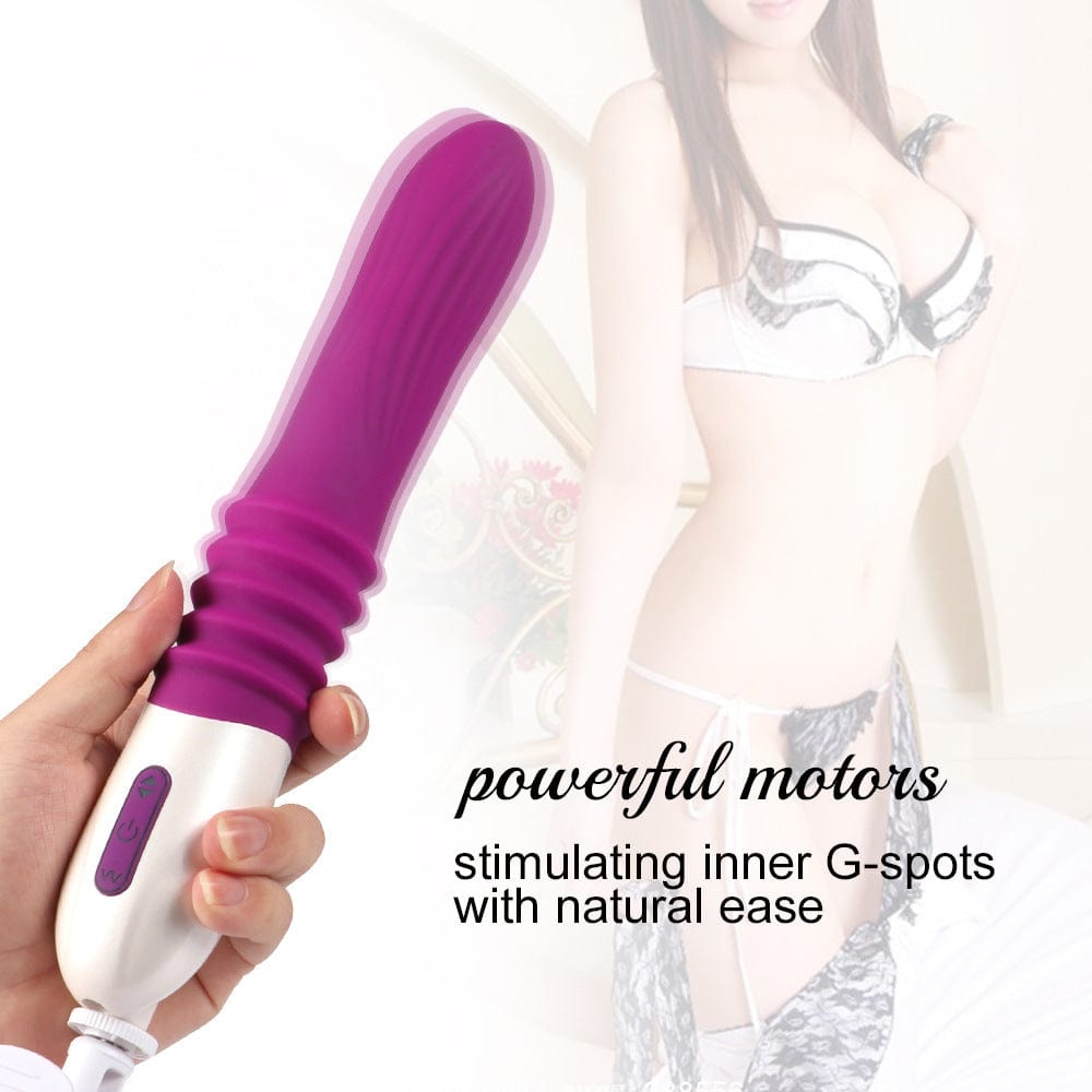 Hapmen -Telescopic Thrusting 10 Frequency Sex Machine for Female
