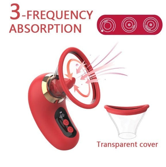 Nipples Clitoris Licker Tongue Vibrator Removable Cup Vagina Sucking Massager