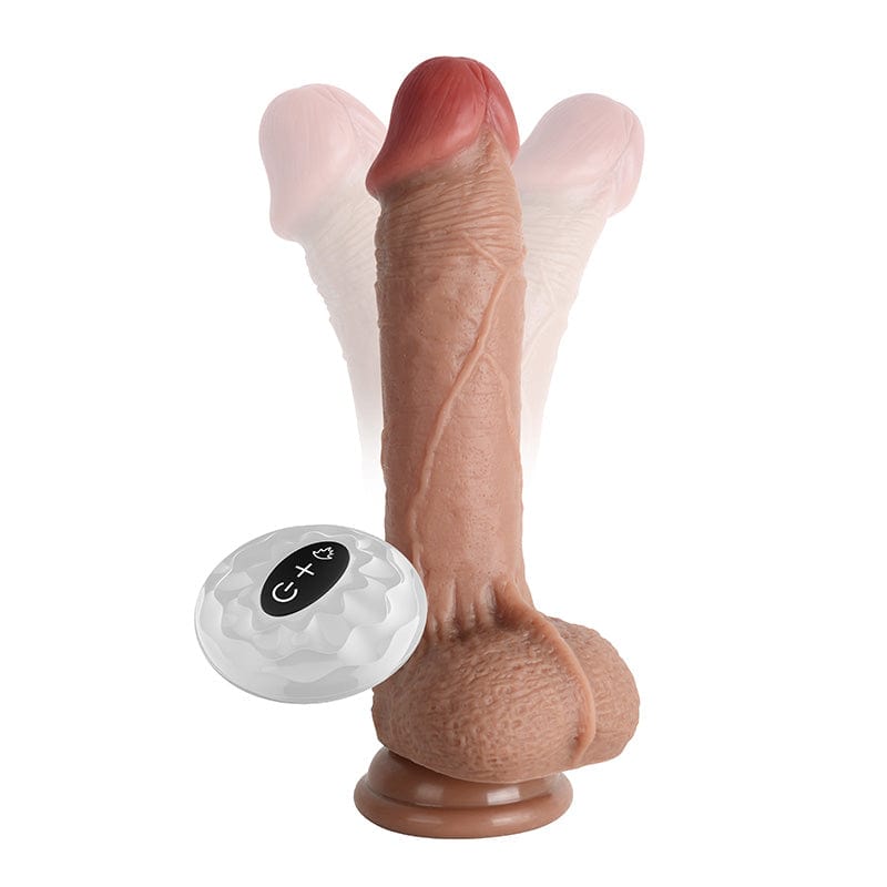 5.71‘’ Hapmen - Waterproof 7 Frequency Retractable Swing Dildo